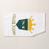 パーソナライズされたスタイリッシュカスタムチーム名 ハンドタオル (ハンドタオル)