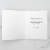 パーソナライズされたスタイリッシュシンプル誕生日Photo Collage カード (内部)