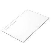 パーソナライズされたスタイリッシュモダンプロフェッショナル ノートパッド (アングル)