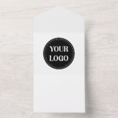 パーソナライズされたスタイリッシュモダン&ミニマル オールインワン招待状 (内側)