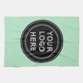 パーソナライズされたスタイリッシュモダン&ミニマル キッチンタオル (横)