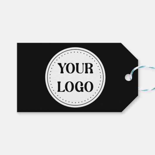 パーソナライズされたスタイリッシュモダン&ミニマル ギフトタグ (正面(横))