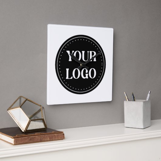 パーソナライズされたスタイリッシュモダン&ミニマル スクエア壁時計 (オフィス)