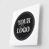 パーソナライズされたスタイリッシュモダン&ミニマル スクエア壁時計 (傾斜)