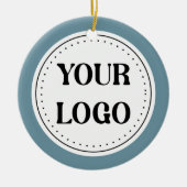 パーソナライズされたスタイリッシュモダン&ミニマル セラミックオーナメント (正面)
