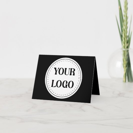 パーソナライズされたスタイリッシュモダン&ミニマル ノートカード (正面)