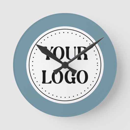 パーソナライズされたスタイリッシュモダン&ミニマル ラウンド壁時計 (正面)
