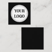 パーソナライズされたスタイリッシュモダン&ミニマル 紹介カード (正面/裏面)