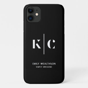 パーソナライズされたスタイリッシュモダン&ミニマル iPhone 11 ケース