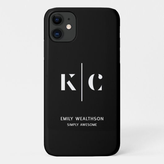 パーソナライズされたスタイリッシュモダン&ミニマル Case-Mate iPhoneケース (裏面)