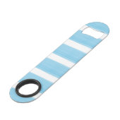 パーソナライズされたストライプのボトル スピード栓抜き (裏面アングル)