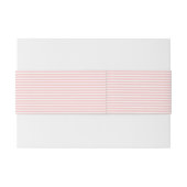 パーソナライズされたストライプのモノグラムエンベロープベリーバンド 招待状ベリーバンド (裏面例)