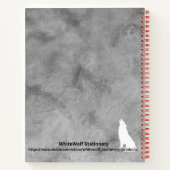 パーソナライズされたストロベリースイーツやる気を起こさせるレシピ ノートブック (裏面)