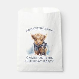 パーソナライズされたスノーボーディングハイランド牛 フェイバーバッグ