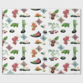 パーソナライズされたスパ ラッピングペーパー (フラット)