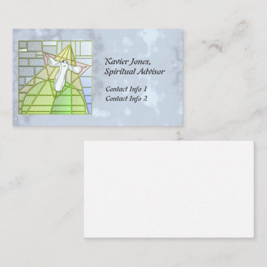 パーソナライズされたスピリチュアルアドバイザー名刺 名刺 (正面/裏面)