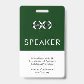 パーソナライズされたスピーカーバッジカスタム文字ロゴ バッジ (裏面)