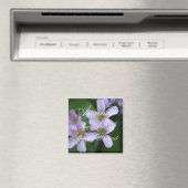 パーソナライズされたスペシャルフレンド紫の花 マグネット (インサイチュ (食洗機))