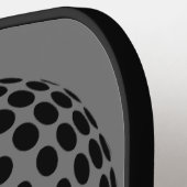 パーソナライズされたスマッシュ、スピン、ウィングレー ピックルボールラケット (左詳細)