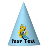 パーソナライズされたスーパーヒーロービー漫画パーティー帽子 パーティーハット (正面)