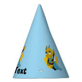 パーソナライズされたスーパーヒーロービー漫画パーティー帽子 パーティーハット (右)