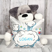 パーソナライズされたスーパーヒーロー漫画ブックモノグラム クッション