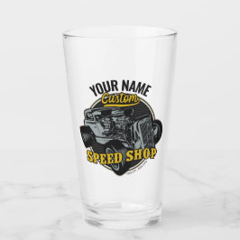 パーソナライズされたス改造ピースショップレーシングガレージ  タンブラーグラス