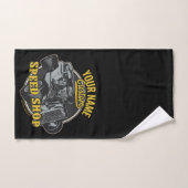 パーソナライズされたス改造ピースショップレーシングガレージ バスタオルセット (ハンドタオル)