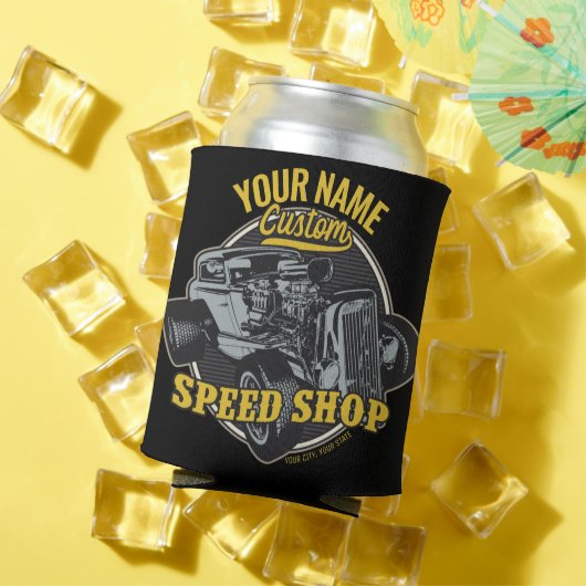 パーソナライズされたス改造ピースショップレーシングガレージ 缶クーラー (インサイチュ 夏)