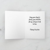 パーソナライズされたセントパトリックデーのカード シーズンカード (内部)