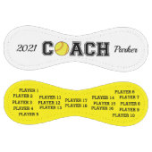 パーソナライズされたソフトボールのコーチボール ソフトボール (パネル)