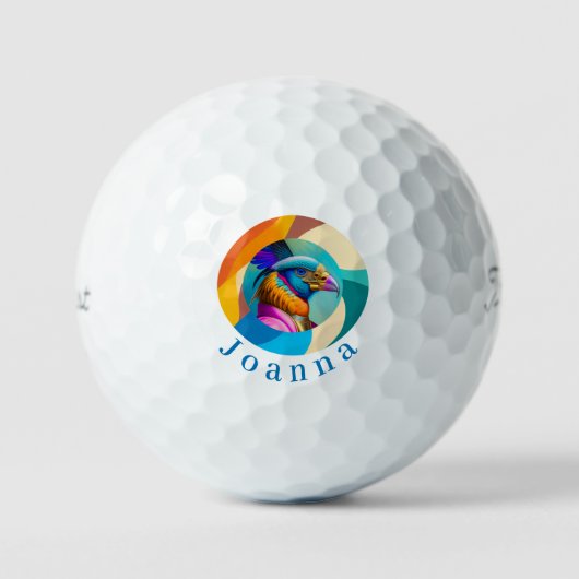 パーソナライズされたタイトルリストPro V1ゴルフボール ゴルフボール (正面)