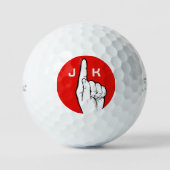 パーソナライズされたタイトルリストPro V1ゴルフボール ゴルフボール (正面)