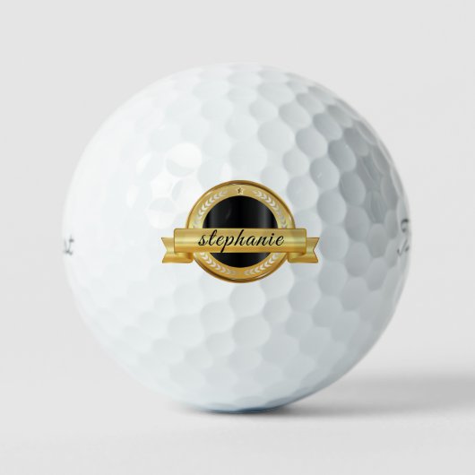 パーソナライズされたタイトルリストPro V1ゴルフボール ゴルフボール (正面)