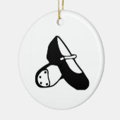 パーソナライズされたタップダンスオーナメント セラミックオーナメント (左)