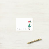 パーソナライズされたタップダンス先生スクールスタジオギフト ポストイット (デスク上)