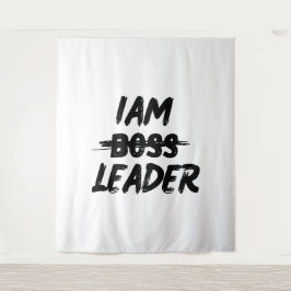 パーソナライズされたタペストリーIAMリーダーがボスではない タペストリー