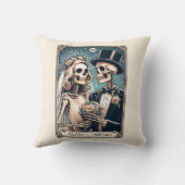 パーソナライズされたタロットカー結婚ド クッション (裏面)