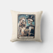 パーソナライズされたタロットカー結婚ド クッション (正面)