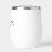 パーソナライズされたタンブラー11oz，絶縁タンブラー，カスタム (背面)