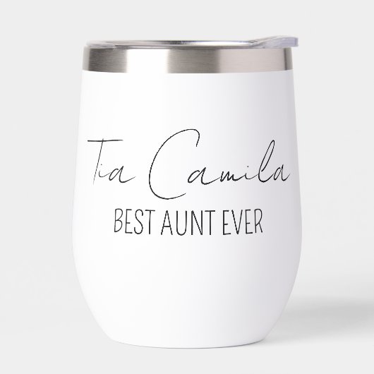 パーソナライズされたタンブラー・名前をカスタムする・コーヒー (左面)