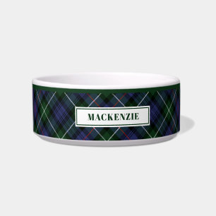 パーソナライズされたタータンチェッククランMacKenzieプレイドパターン ボウル