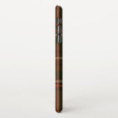 パーソナライズされたタータンチェック格子手書き名モダン iPhoneケース (左側)