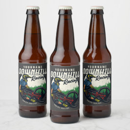 パーソナライズされたダウンヒル レース マウンテン バイク トレイル ビールラベル