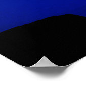 パーソナライズされたダートバイクナイトライドモトクロス ポスター (角)