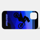 パーソナライズされたダートバイクナイトライドモトクロス Case-Mate iPhoneケース (裏面 (横))