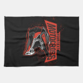 パーソナライズされたダートバイクモトクロスレーシングヘルメット キッチンタオル (横)