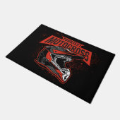 パーソナライズされたダートバイクモトクロスレーシングヘルメット ドアマット (アングル)