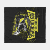 パーソナライズされたダートバイクモトクロスレーシングヘルメット フリースブランケット (正面(横))