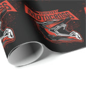 パーソナライズされたダートバイクモトクロスレーシングヘルメット ラッピングペーパー (ロールコーナー)